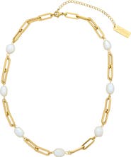 st. Moran Freshwater Pearl Station Necklace