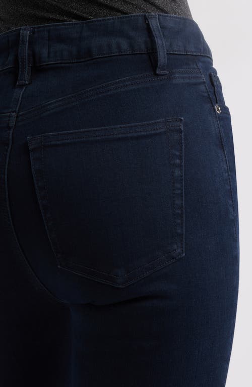 Frame Le Mini Boot Split Hem Bootcut Jeans In Blue