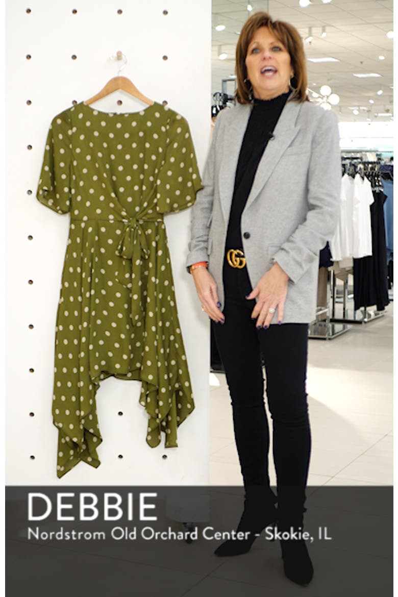Chriselle Lim Marie Handkerchief Hem Midi Dress video