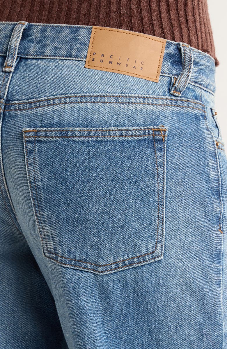 PacSun Casey Low Rise Baggy Wide Leg Jeans, Alternate, color, Medium Indigo