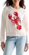 Lucky Brand Lobster Intarsia Crewneck Sweater