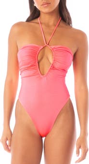 Maaji Cerise Royal Cutout One-Piece Swimsuit