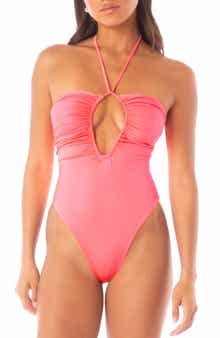 Maaji Cerise Royal Cutout One-Piece Swimsuit