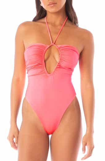 Maaji Cerise Royal Cutout One-Piece Swimsuit
