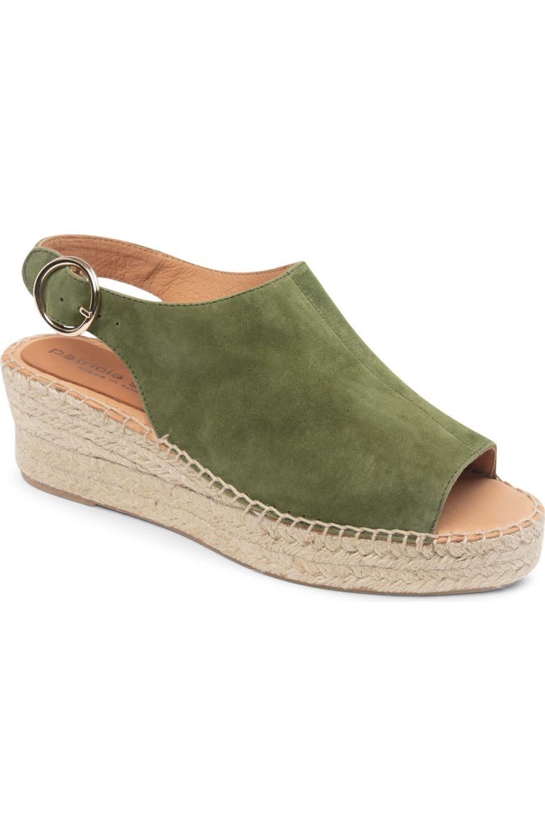 patricia green Stella Slingback Espadrille Platform Wedge Sandal, Main, color,