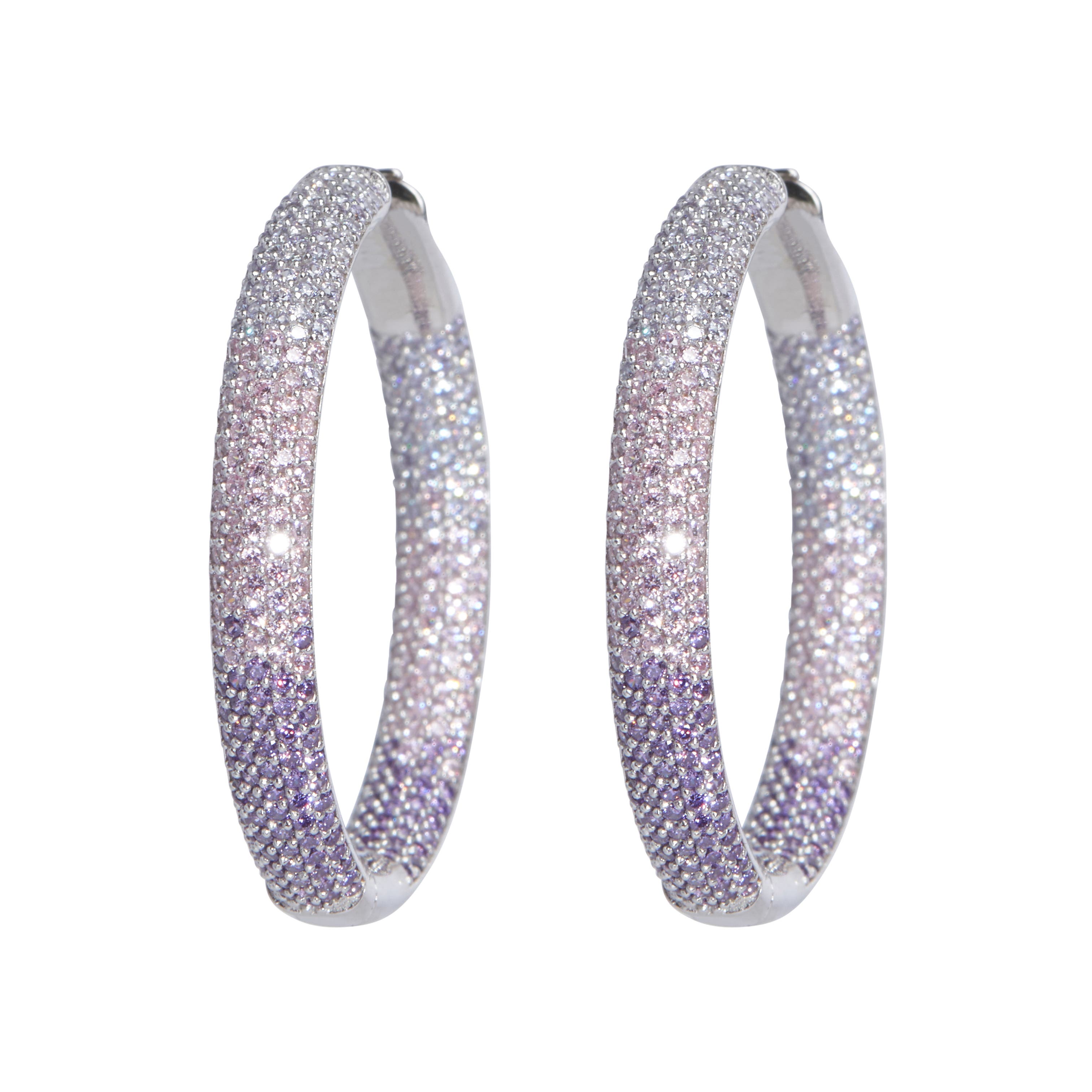 selected Purple/White Rhodium