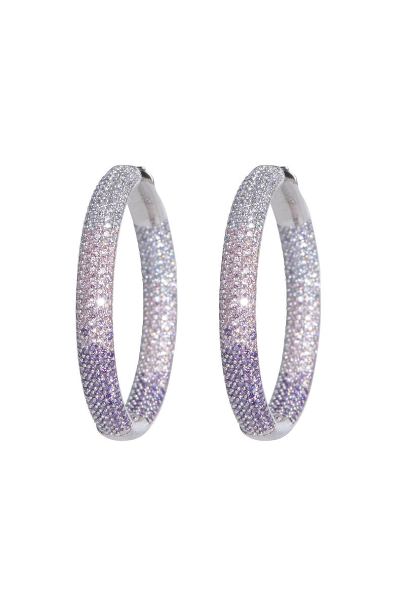 NICKHO REY Tire Hoop, Main, color, Purple/White Rhodium