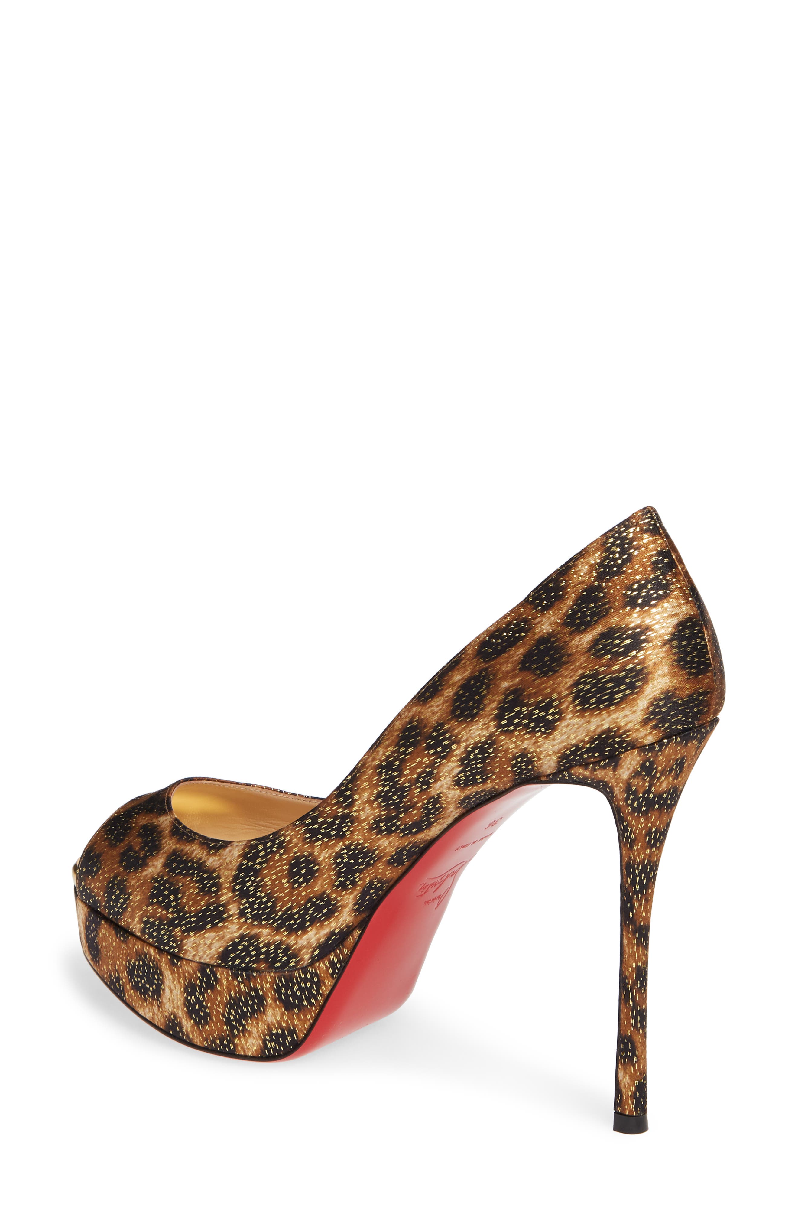 Christian Louboutin Feetish Peep Toe Platform Pump, Alternate, color, 