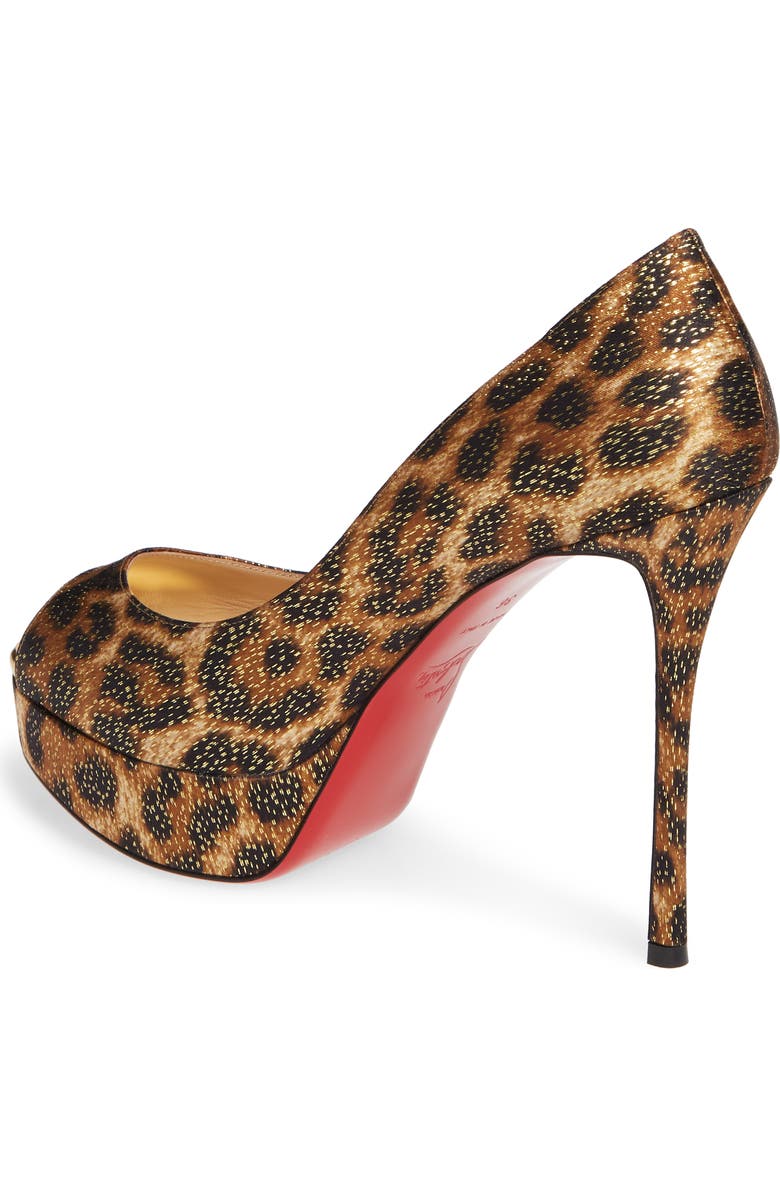 Christian Louboutin Feetish Peep Toe Platform Pump, Alternate, color,