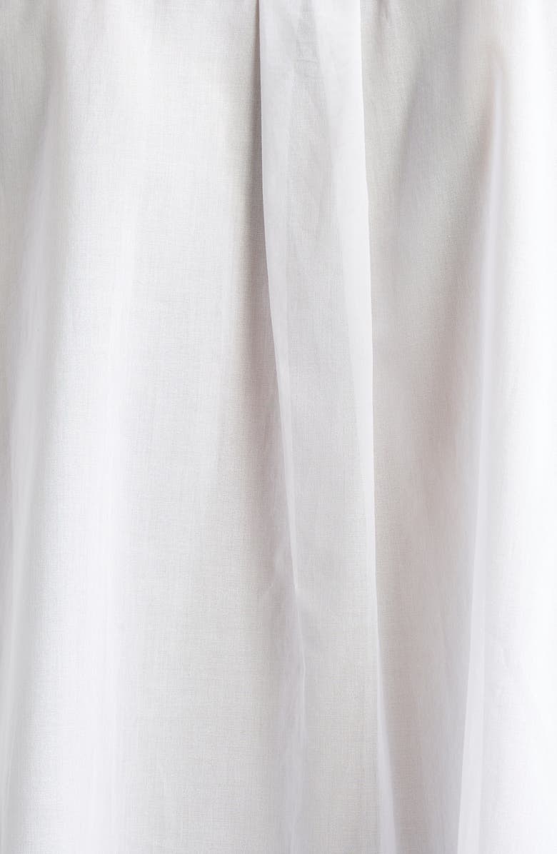 TOTEME Organic Cotton Tunic Top, Alternate, color, White