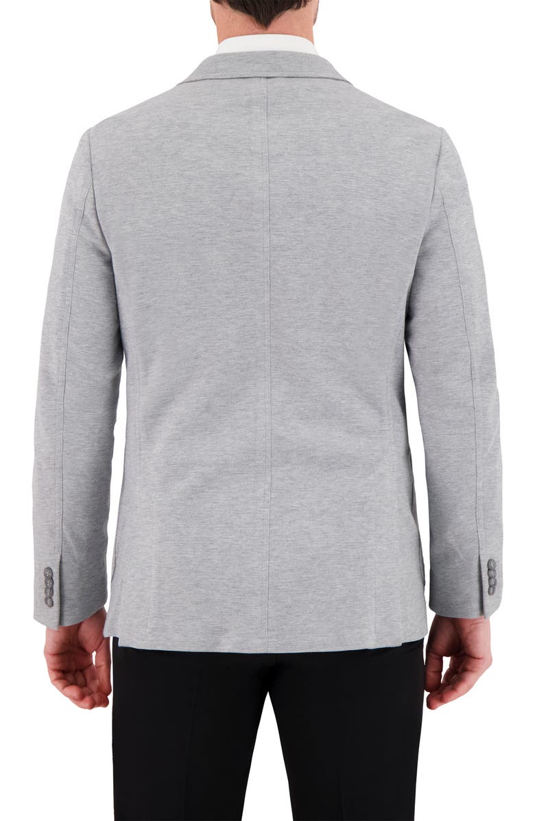 Victor Emmanuel Unstructured Comfort Knit Cotton Blend Sport Coat, Alternate, color, Grey