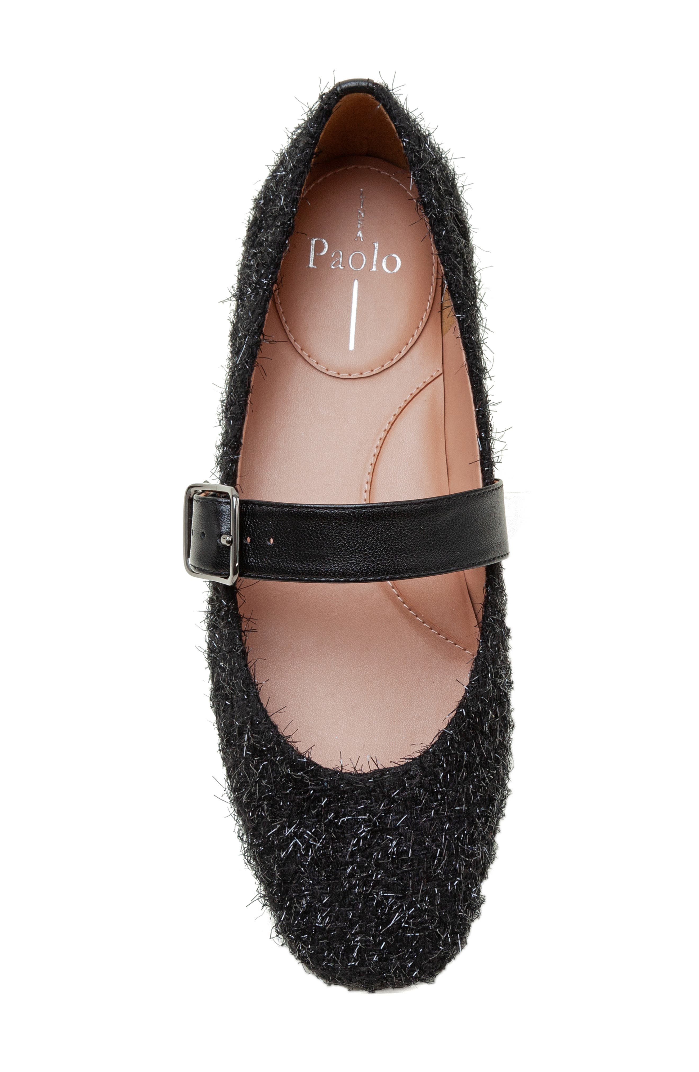 Linea Paolo Mika Mary Jane Flat, Alternate, color, Black