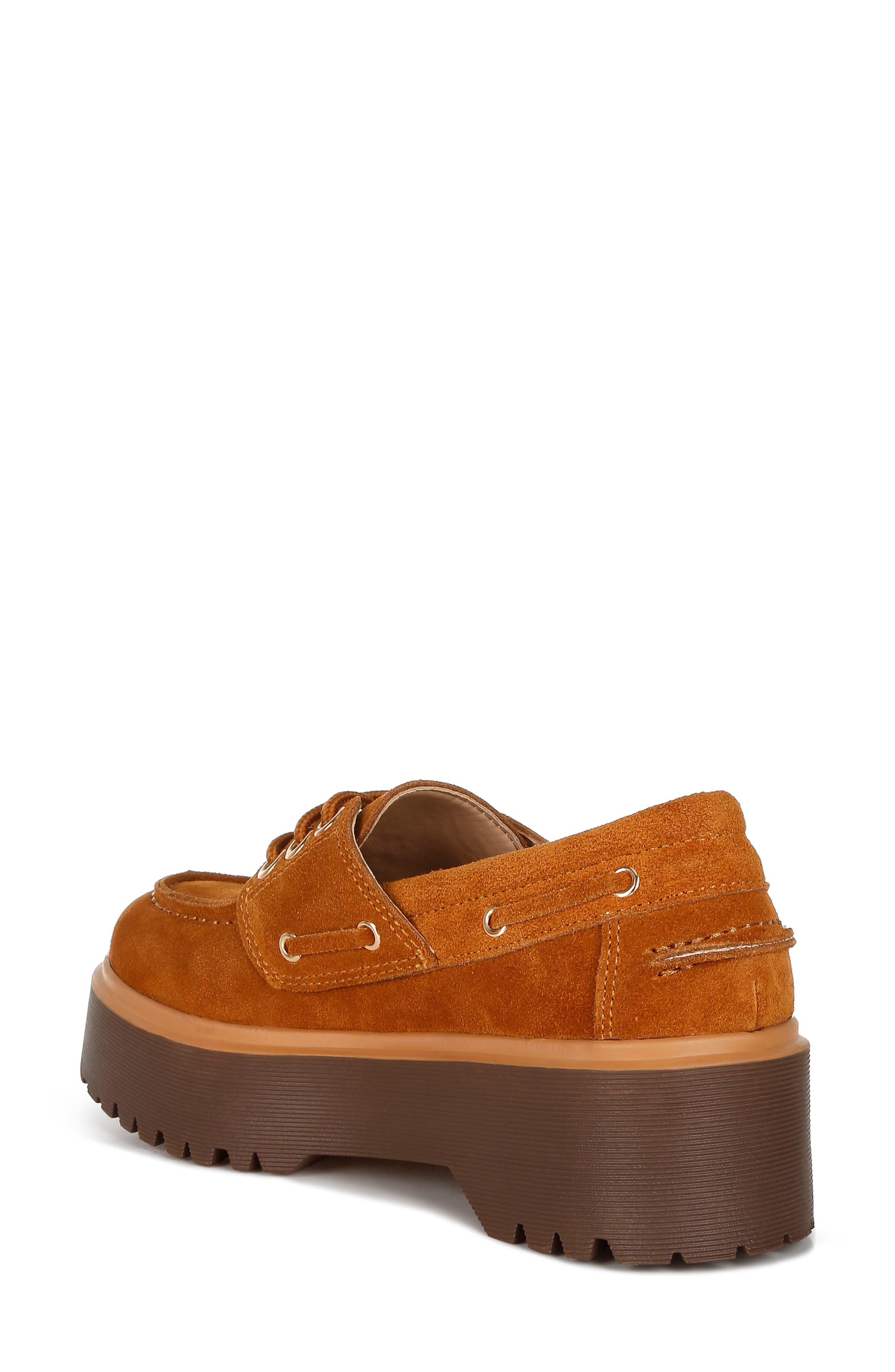 Rag & Co Cuckatoos Platform Boat Shoe, Alternate, color, Tan