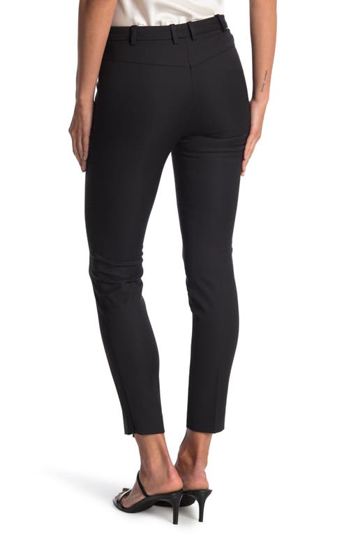 Hugo Boss Anaita Ankle Crop Skinny Pants In Black