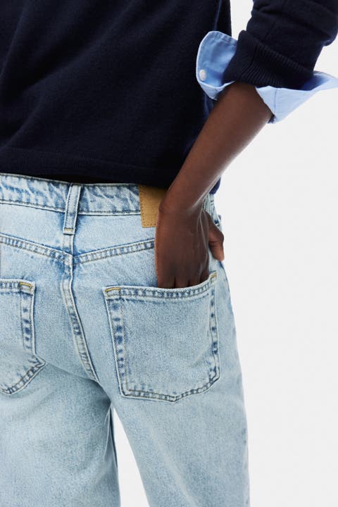 Straight high jeans