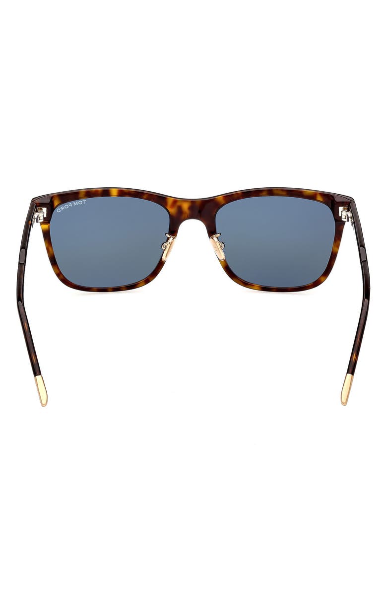 TOM FORD 57mm Square Sunglasses, Alternate, color, 