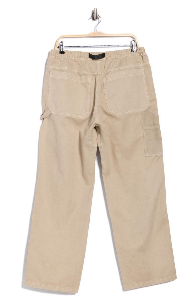 Gramicci Buckle Straight Leg Jeans, Alternate, color, Light Beige