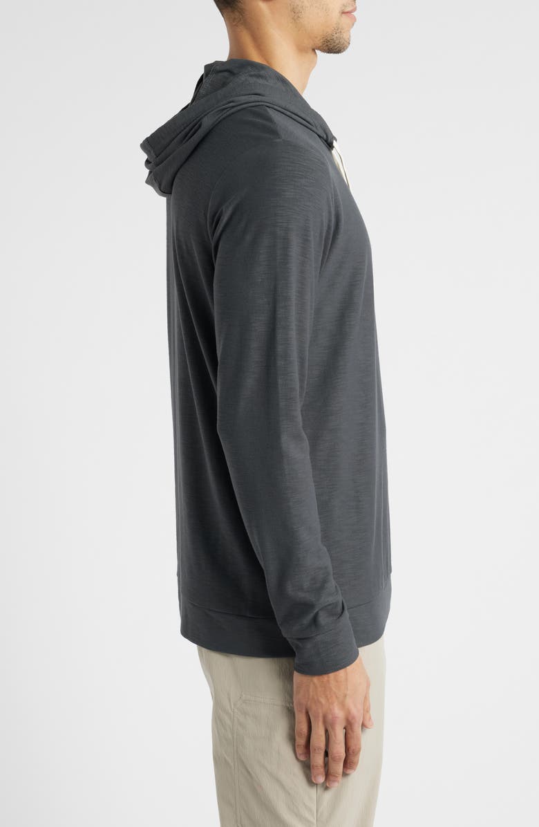 Free Fly Slub Performance Hoodie, Alternate, color, Black Sand