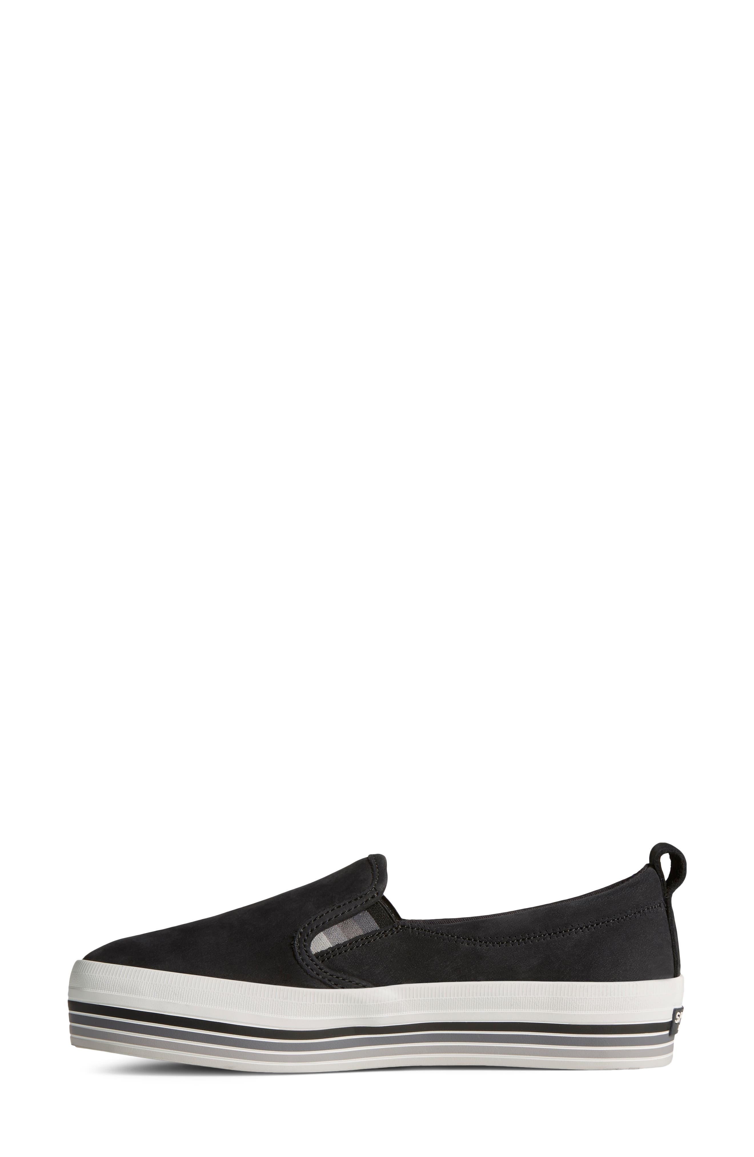 Sperry Crest Twin Gore Platform Sneaker, Alternate, color, 