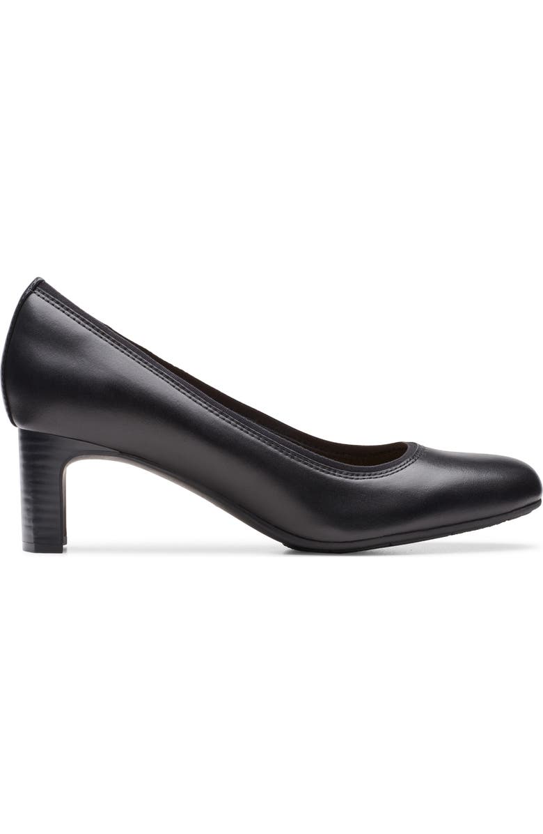 Clarks<sup>®</sup> Anelise Nora Pump, Alternate, color, Black Leather