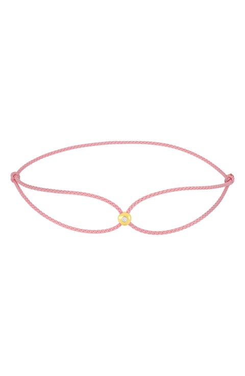 Diamond Dot Cord Bracelet