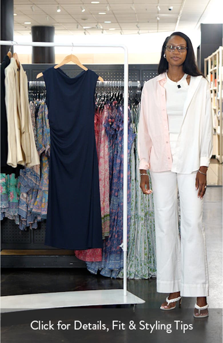 Bateau Neck Knit Dress, sales video thumbnail