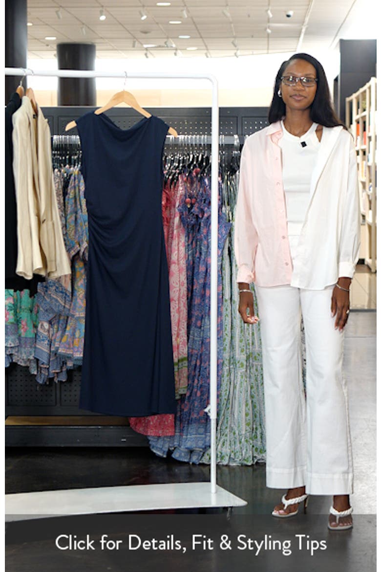 Bateau Neck Knit Dress video