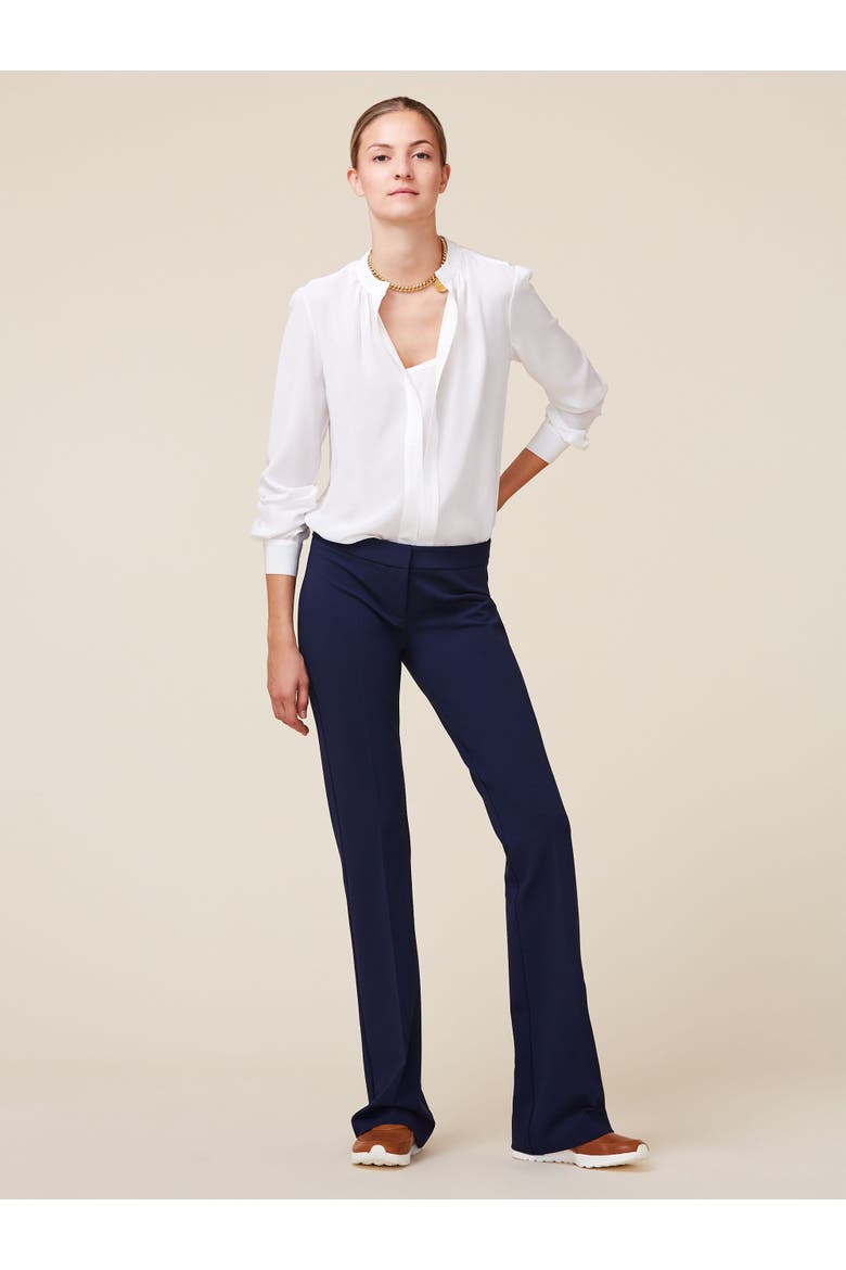 Olympia LONGSLEEVE Longsleeve Silk Top, Alternate, color, Ivory
