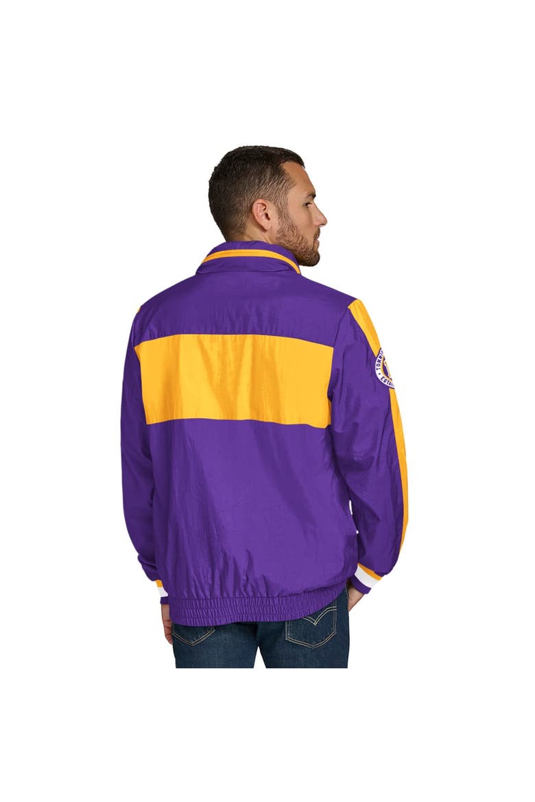 Men's Tommy Hilfiger Purple Minnesota Vikings Gael Lightweight Half-Zip Hoodie Jacket, Alternate, color, Purple