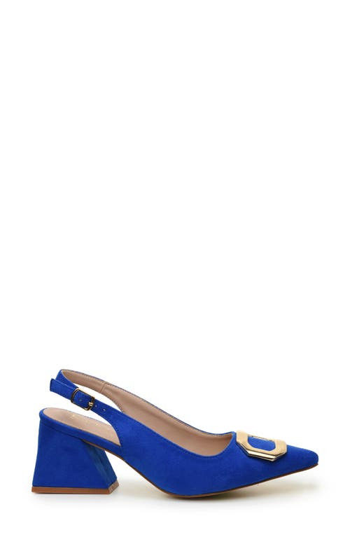 NICOLE MILLER NICOLE MILLER BLOCK HEEL SLINGBACK PUMP