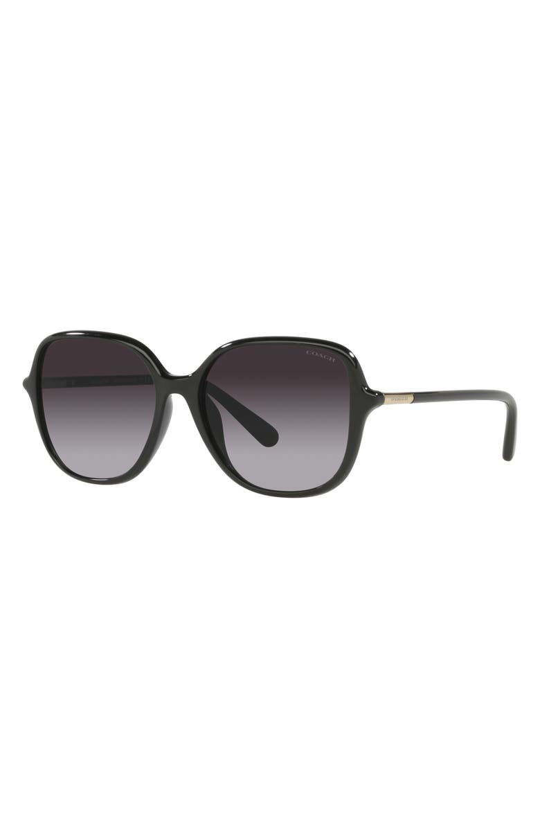 COACH 55mm Gradient Square Sunglasses, Alternate, color, 