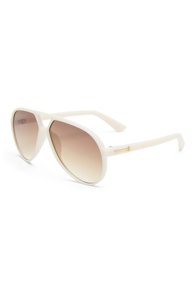 Skyveil Aviator Sunglasses, Alternate, color, IVORY