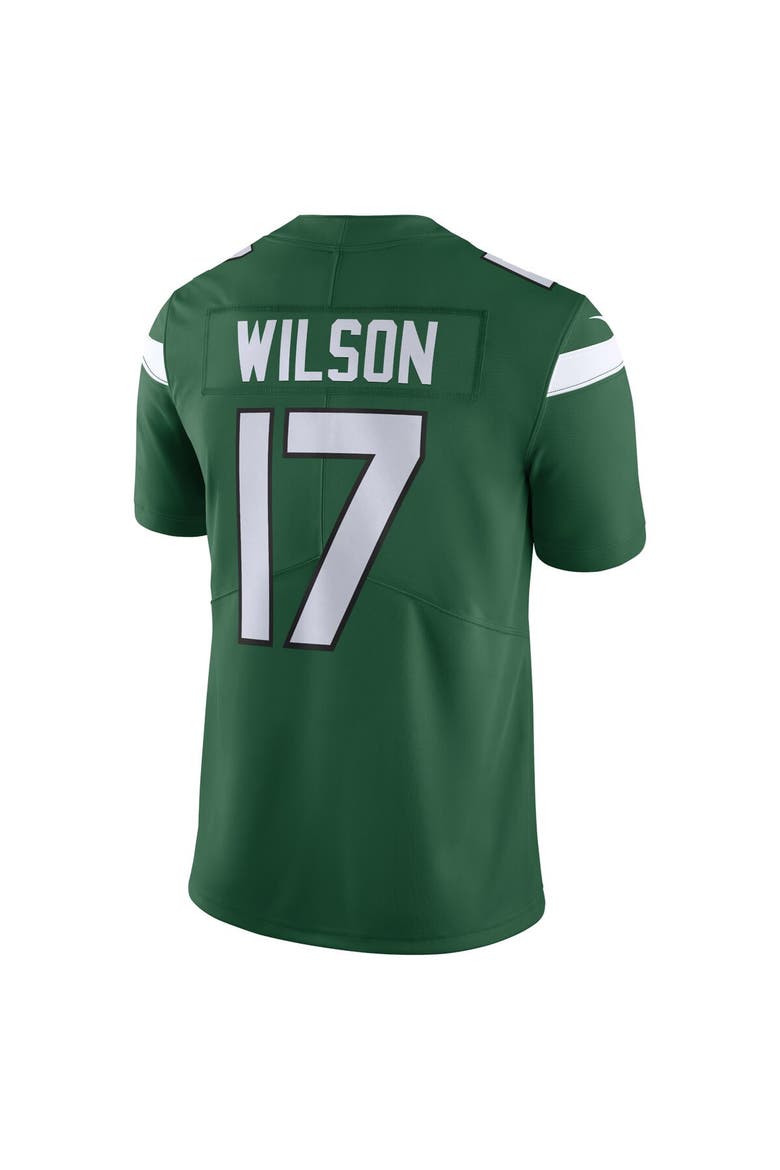 Men's Nike Garrett Wilson Gotham Green New York Jets Vapor Untouchable Limited Jersey, Alternate, color, Green