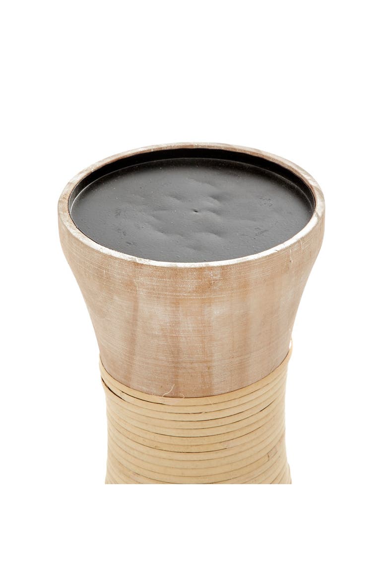 Brown Pine Coastal Candle Holder - Set of 3, Alternate, color, BROWN