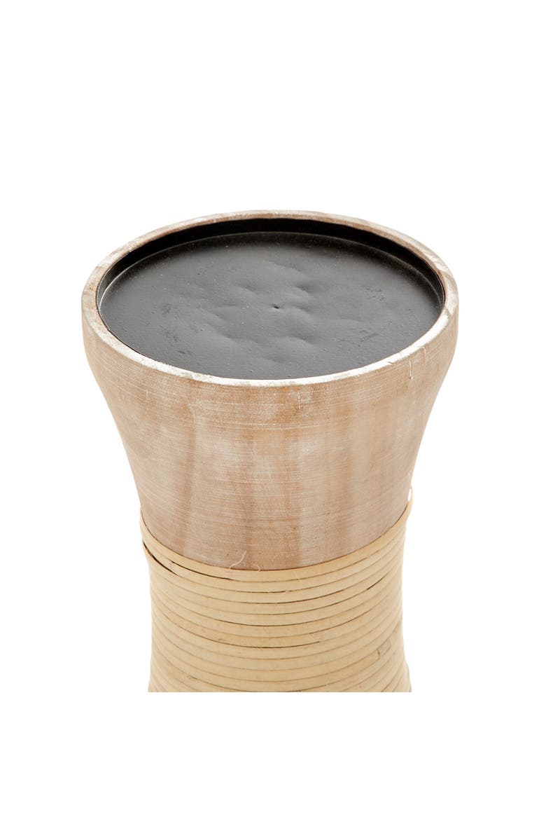 GINGER BIRCH STUDIO Brown Pine Coastal Candle Holder - Set of 3, Alternate, color, Brown