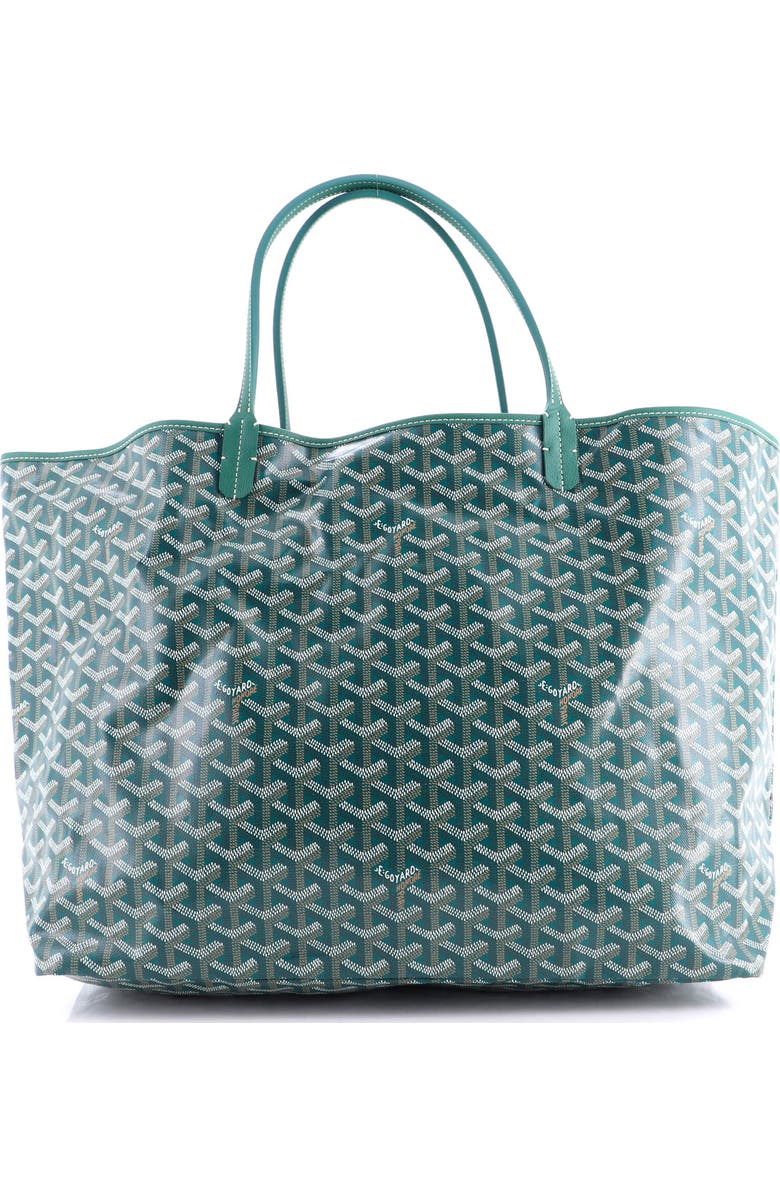 Pre-Owned Goyard Saint Louis Tote Coated Canvas GM, Alternate, color, Green