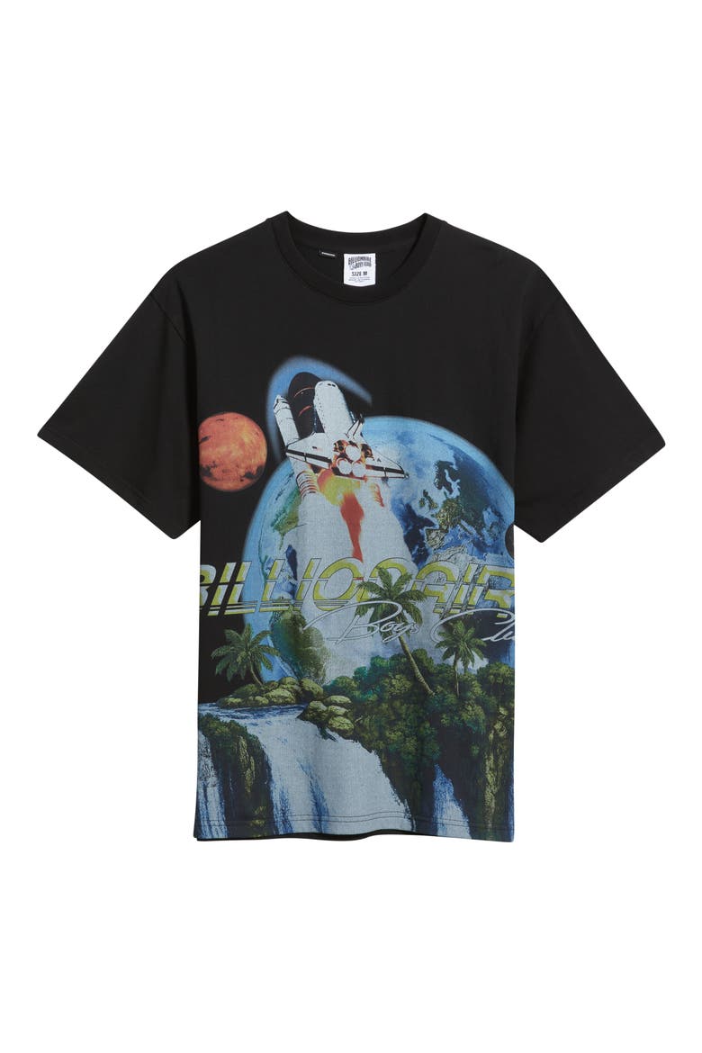Waterfalls Graphic T-Shirt, Alternate, color, BLACK