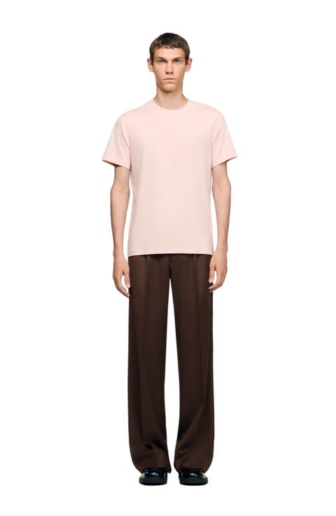 T-shirt with heart patch