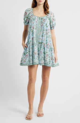 Elodie Floral Drop Waist Minidress