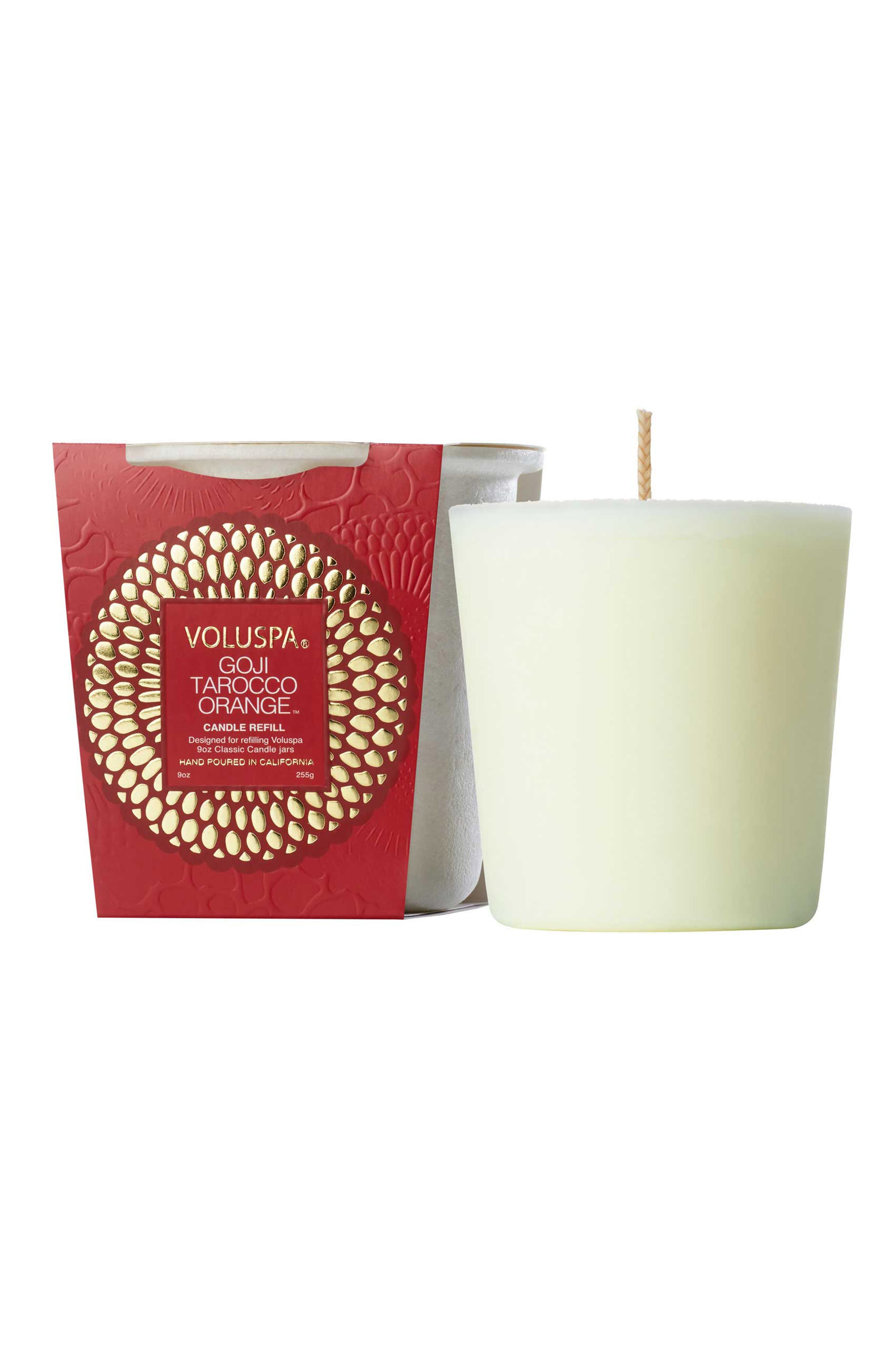 Voluspa Goji Tarocco Orange Classic Candle Refill 