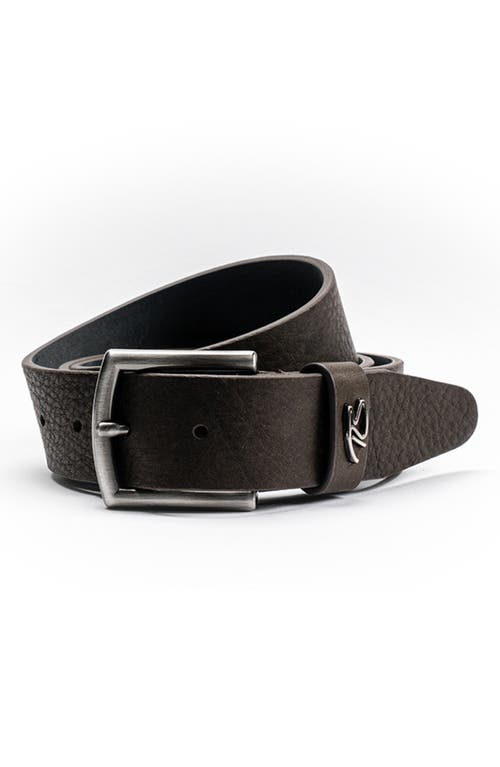Robert Barakett York Leather Belt In Black
