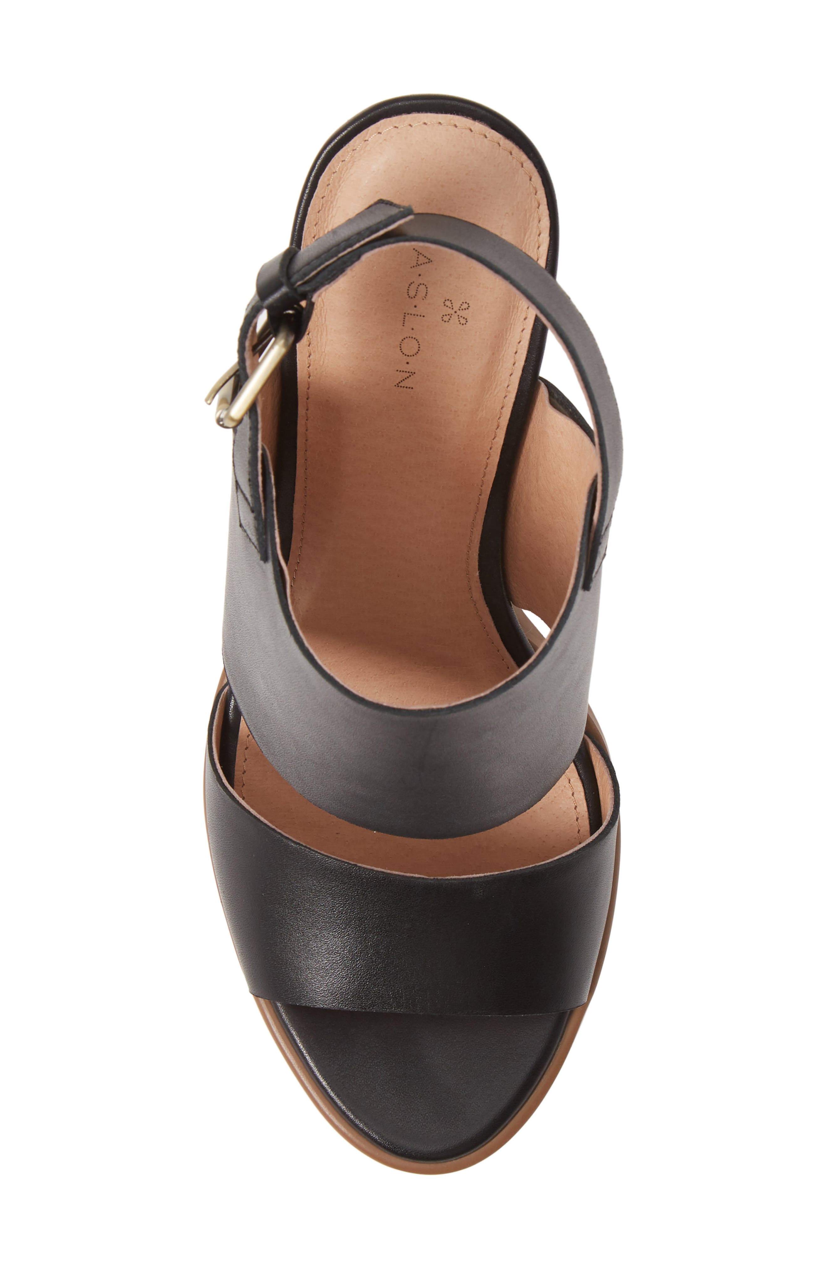 Miriam Sandal, Alternate, color, BLACK LEATHER