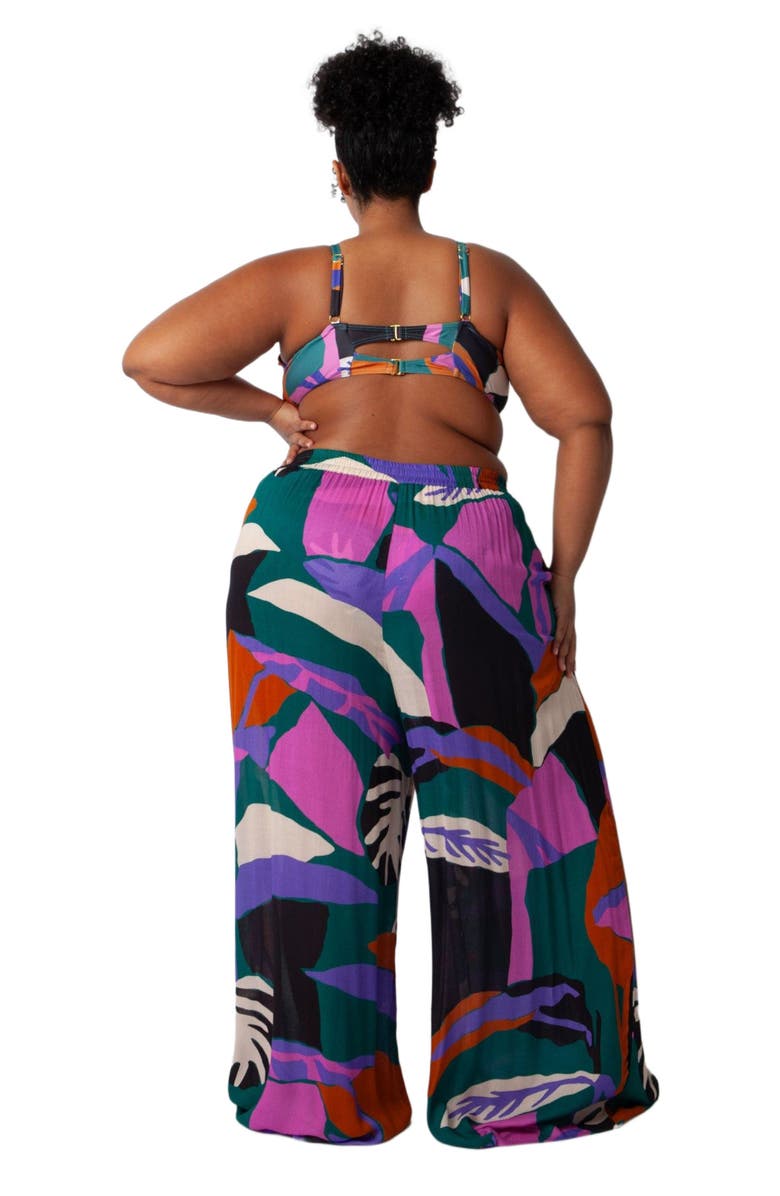 Villa Fresca Serena Cover-up Pant, Alternate, color, Lush