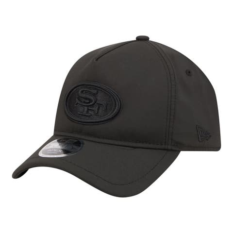 Men's New Era  Black San Francisco 49ers Apex 9FORTY Adjustable Hat