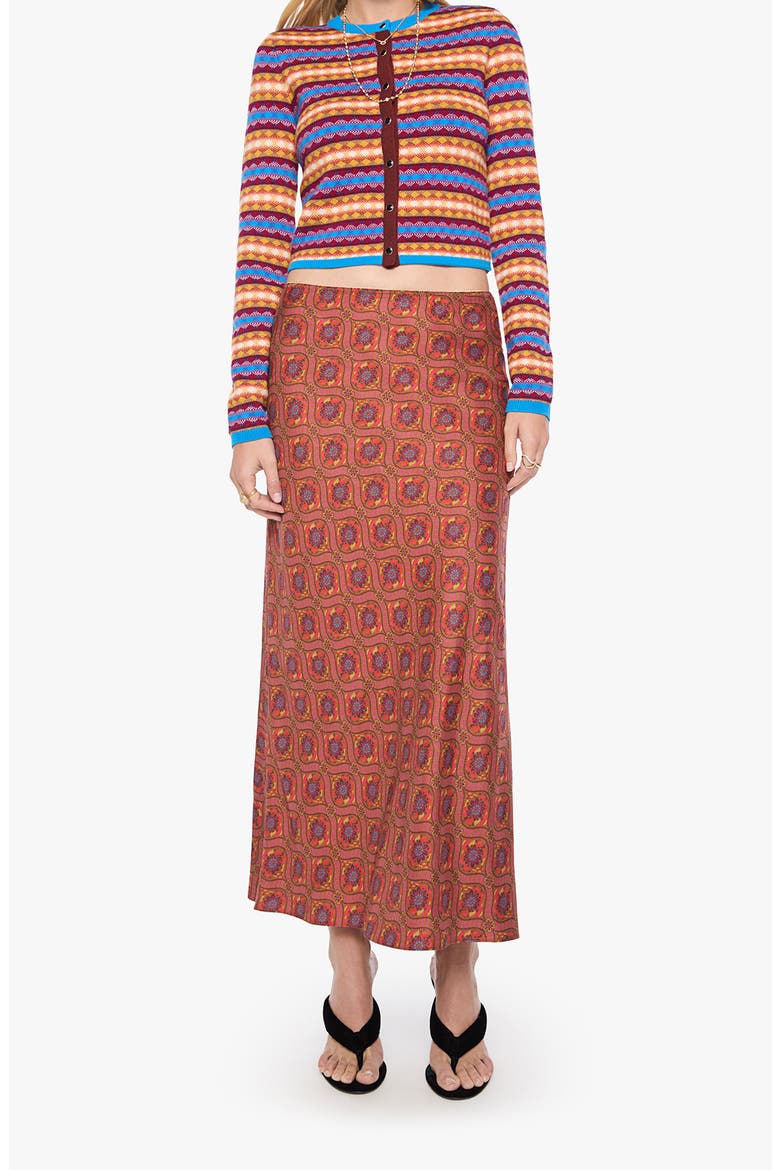 The Lil' Cardigan, Alternate, color, RUSSET ORANGE BLUE BEESWAX