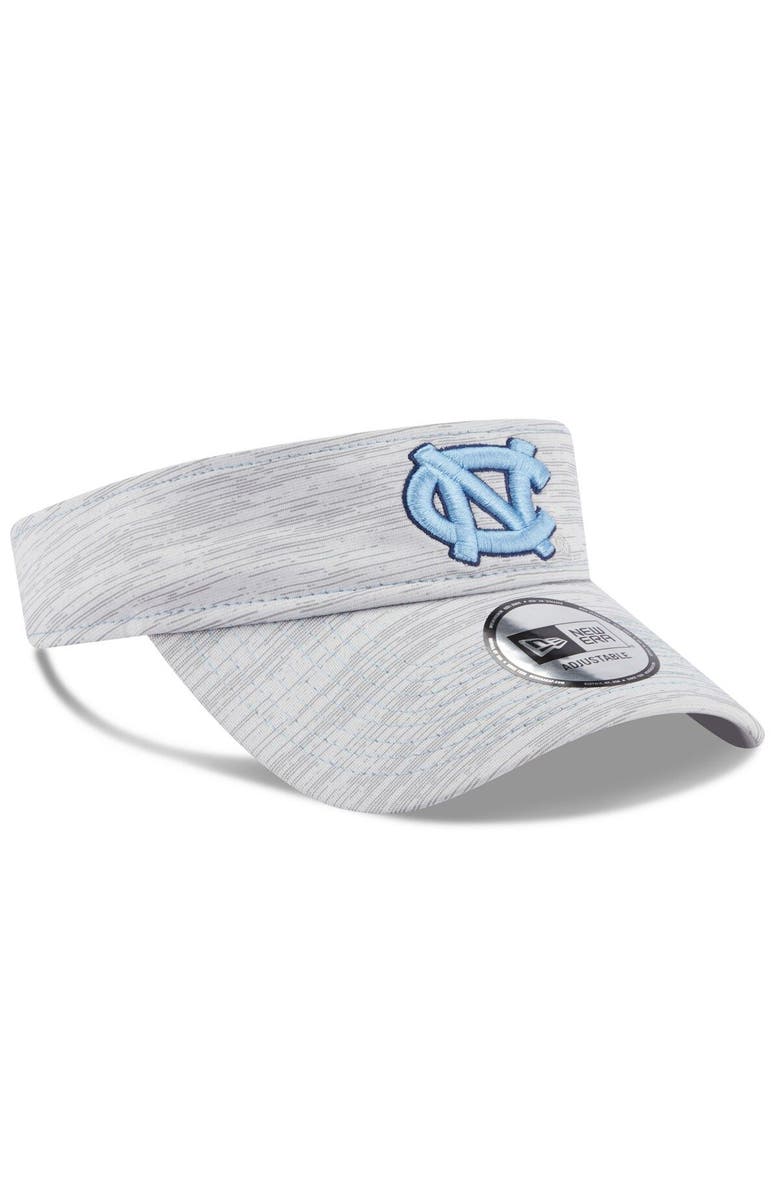 New Era Men's New Era Gray North Carolina Tar Heels Logo Adjustable Visor, Alternate, color, 