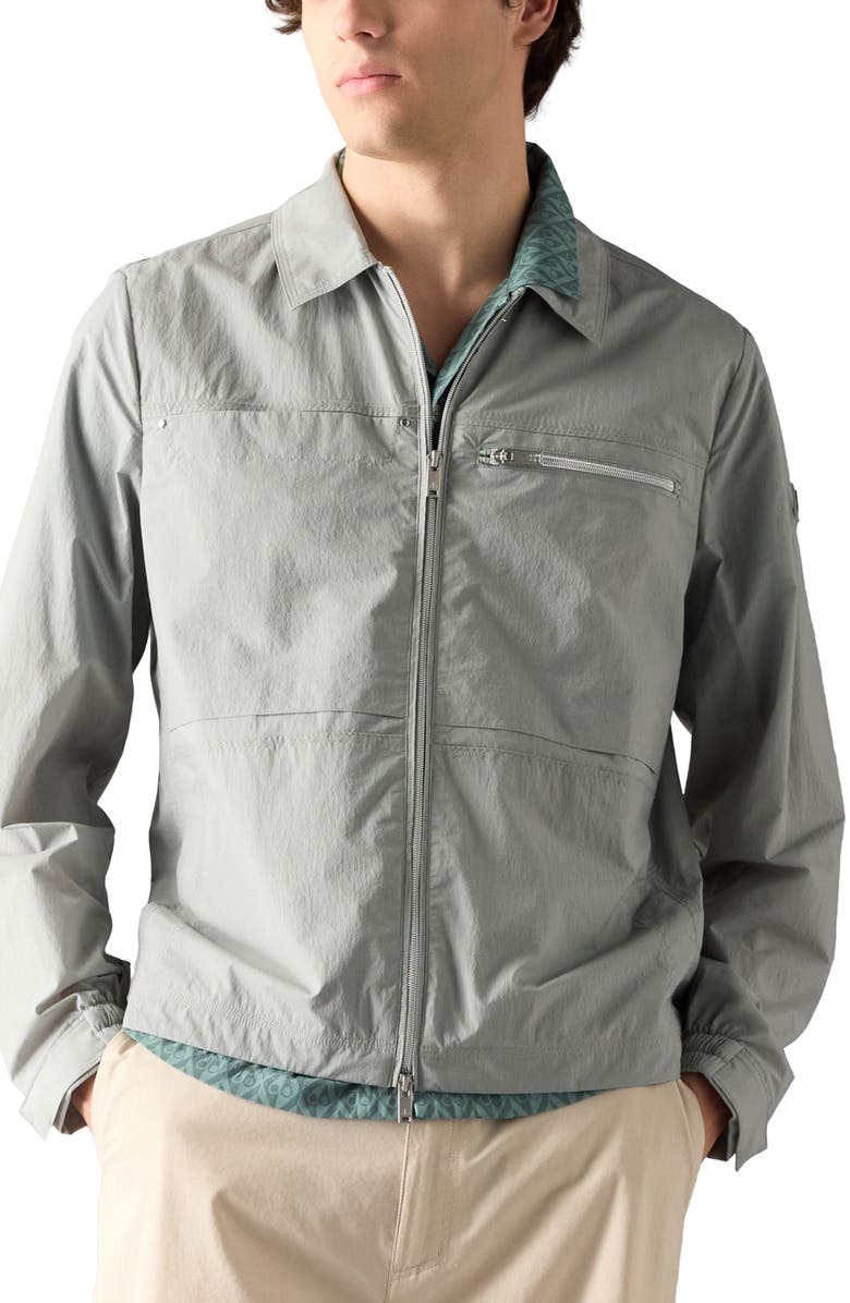 Moose Knuckles Topflight Water Repellent Shirt Jacket, Alternate, color, Dusty Jade