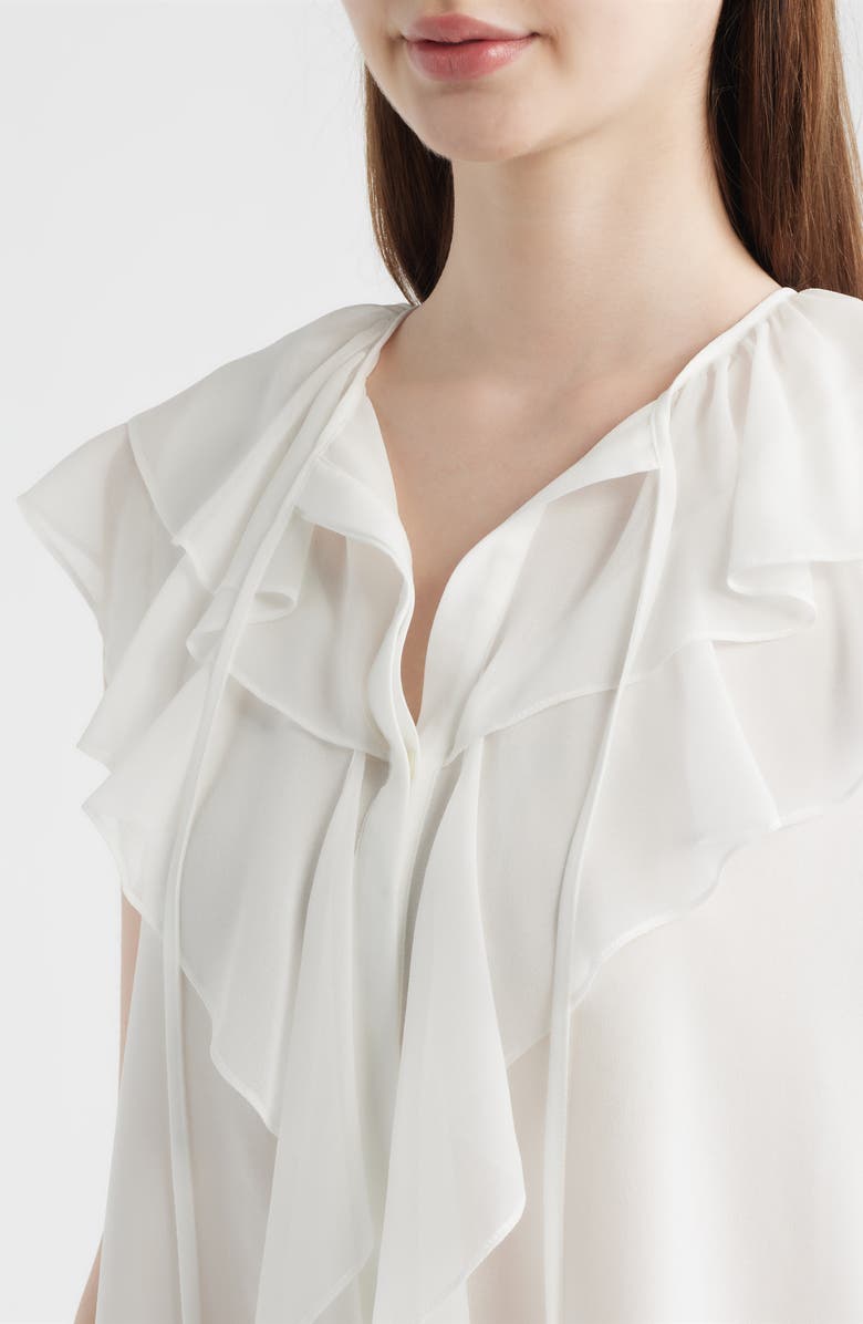 KOBI HALPERIN Maren Ruffle Cap Sleeve Top, Alternate, color,