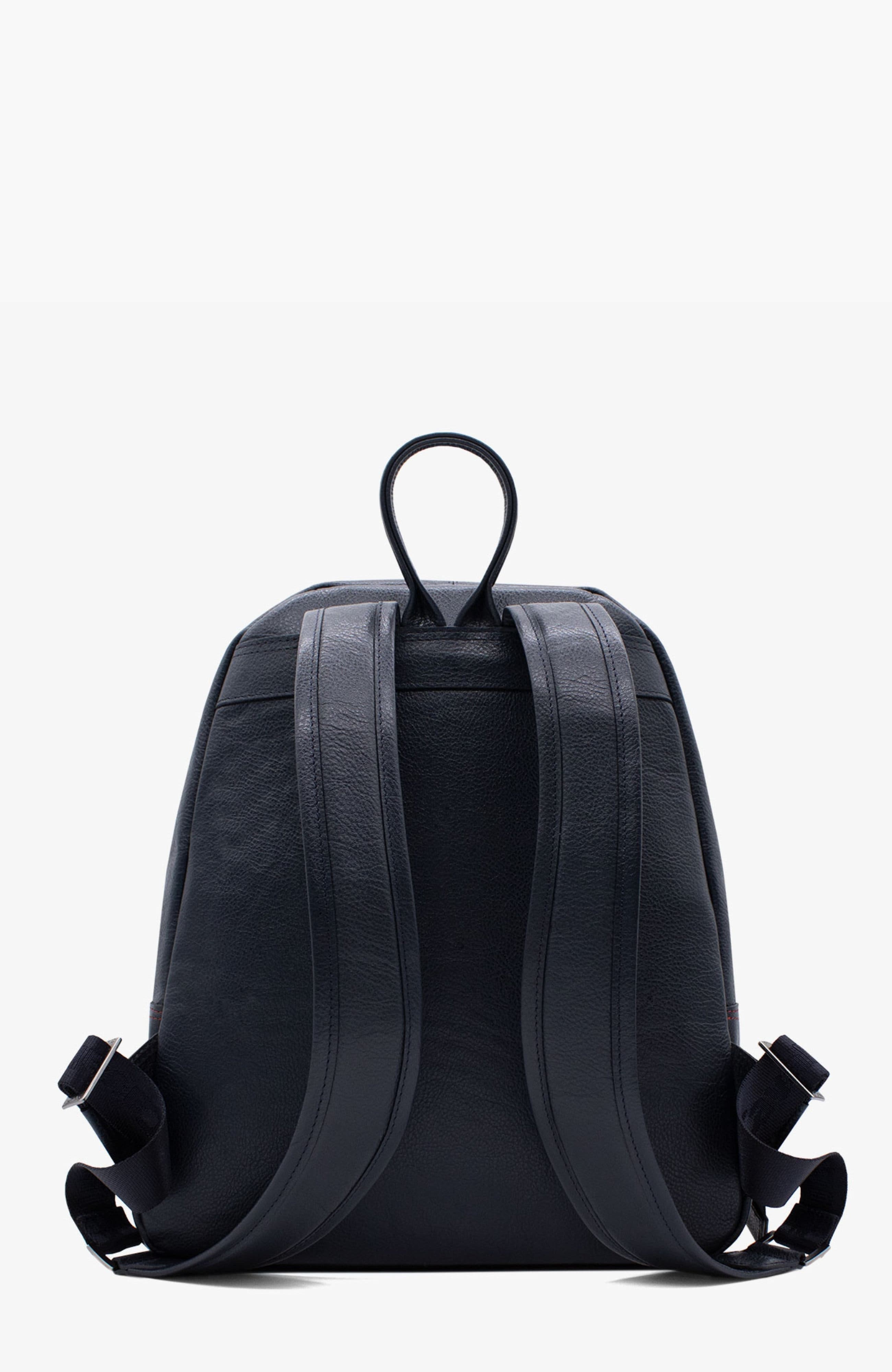 The Sailor 101 Leather Backpack, Alternate, color, Navy
