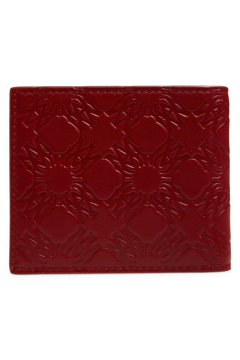MA Quad Leather Bifold Wallet, Alternate, color, RED ROSE